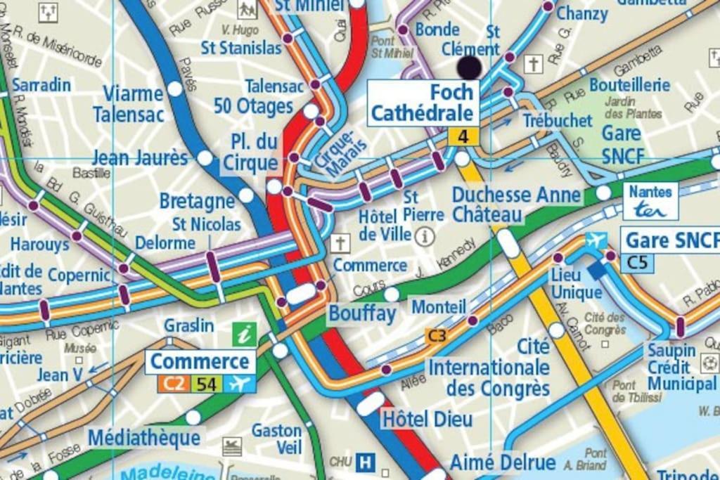 Charmant Et Lumineux T2 Centre Ville Au Calme Нант Экстерьер фото
